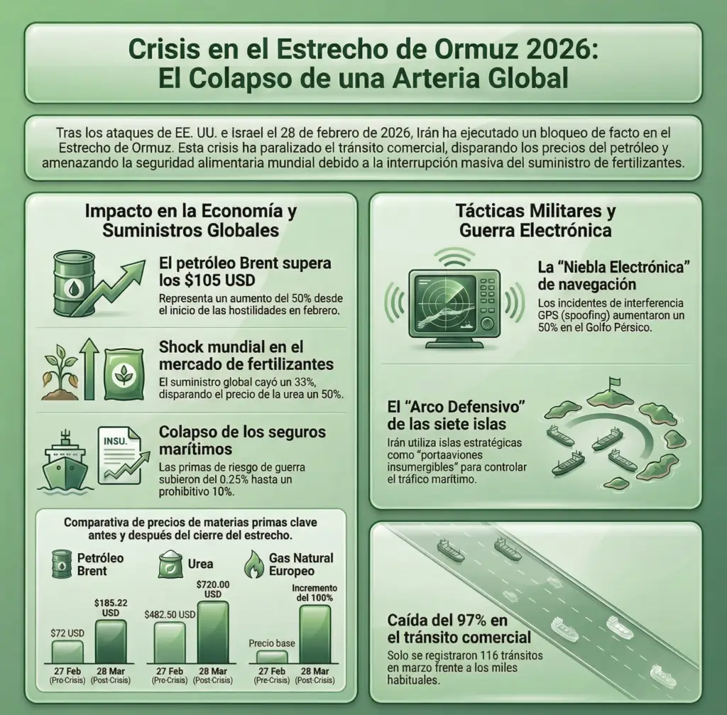 gráfico análisis de estrecho de ormuz